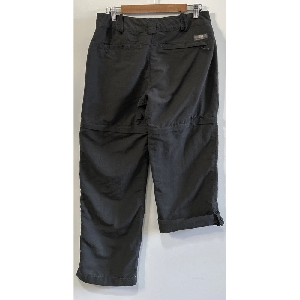 Women's The North Face Convertible Pants Nylon Hiking Zip Off Shorts Sz 12 Clean - Picture 7 of 11